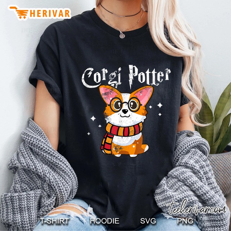 Corgi Potter Gift For Corgi Lovers Ladies Tee