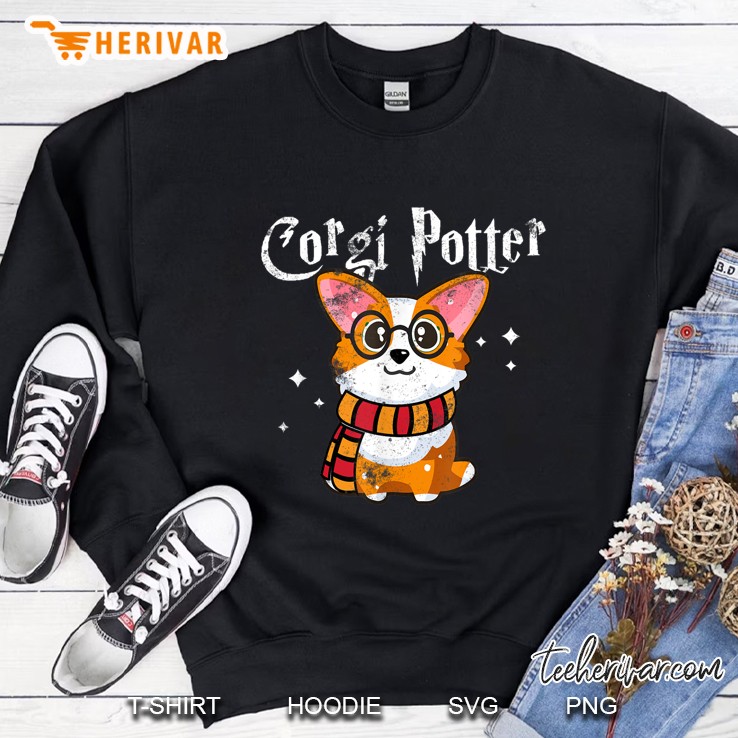 Corgi Potter Gift For Corgi Lovers Sweatshirt