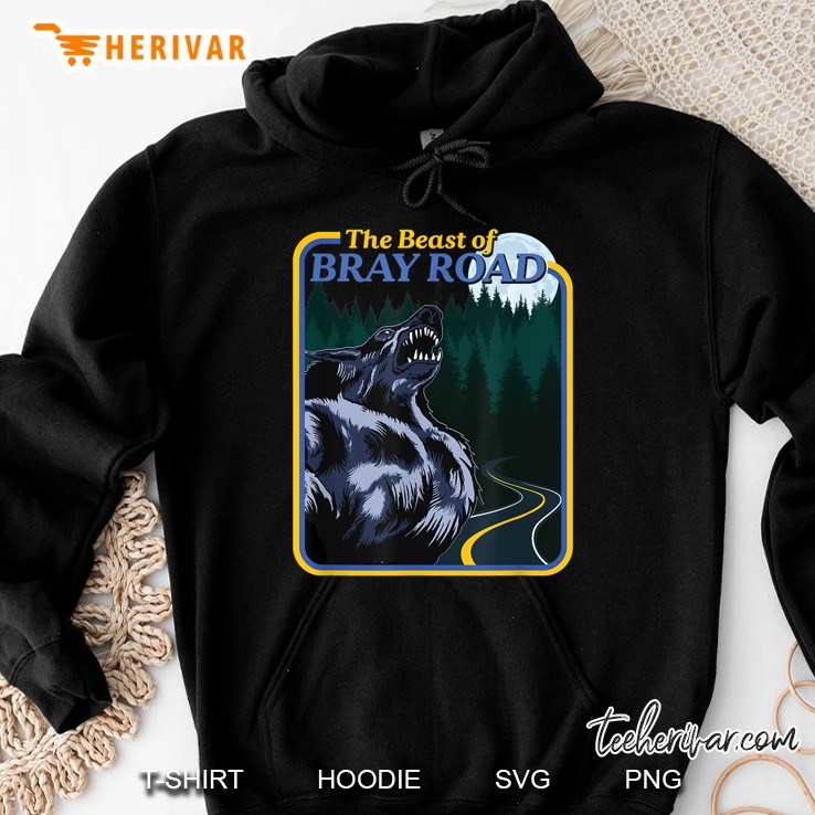 The Beast Of Bray Road - Retro Wisconsin Dogman Cryptid Hoodie