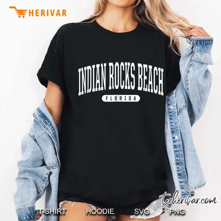 Indian Rocks Beach Florida Vacation College Style Fl Ladies Tee