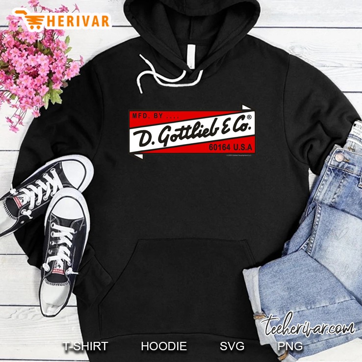 Gottlieb Pinball Banner Logo Pinball Hoodie