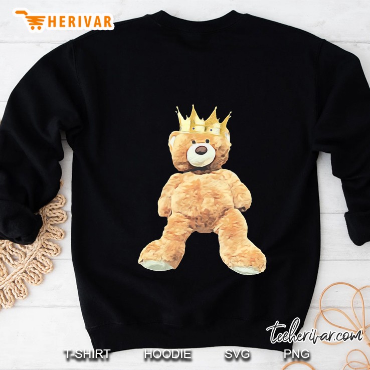 King Crown Teddy Bear Sweatshirt