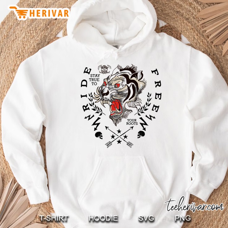Japanese Tattoo Tiger Tshirt - Embroidery Style Animal Print Hoodie
