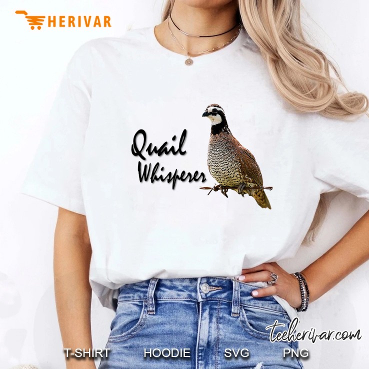 Quail Whisperer Tshirt - Bobwhite Quail Ladies Tee