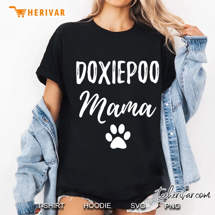 Doxiepoo Mama For Doxiepoo Dog Mom Ladies Tee