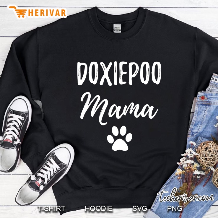 Doxiepoo Mama For Doxiepoo Dog Mom Sweatshirt