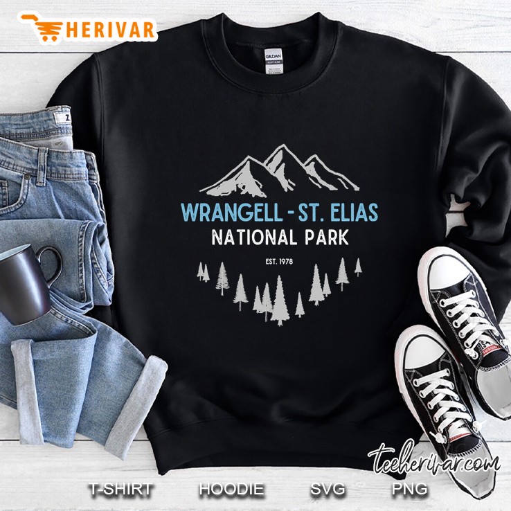 Wrangell St. Elias National Park Vintage Alaska Est 1978 Ver2 Sweatshirt