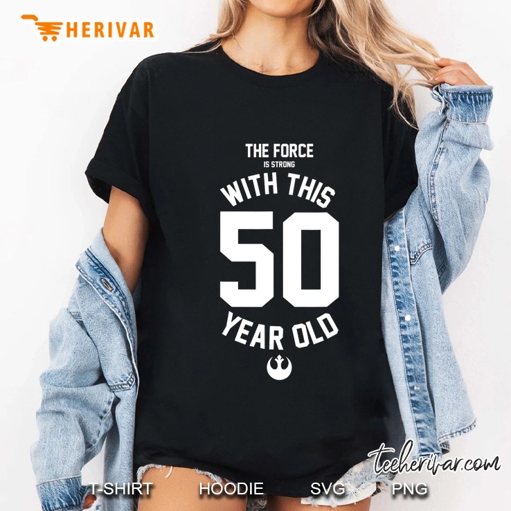 Star Wars Force Is Strong With This 50 Year Old Rebel Logo Ladies Tee