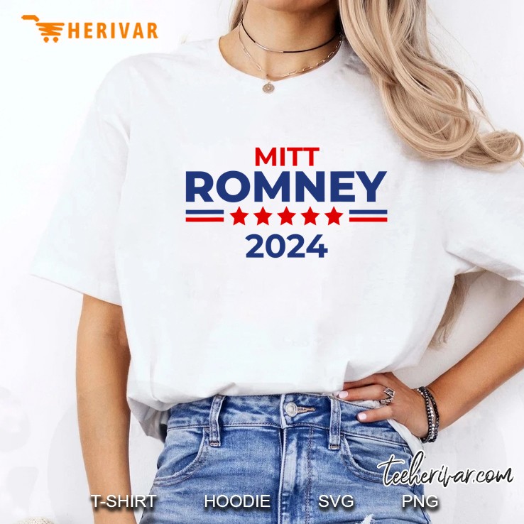 Mitt Romney Utah Senator Republican For President 2024 Ver2 Ladies Tee