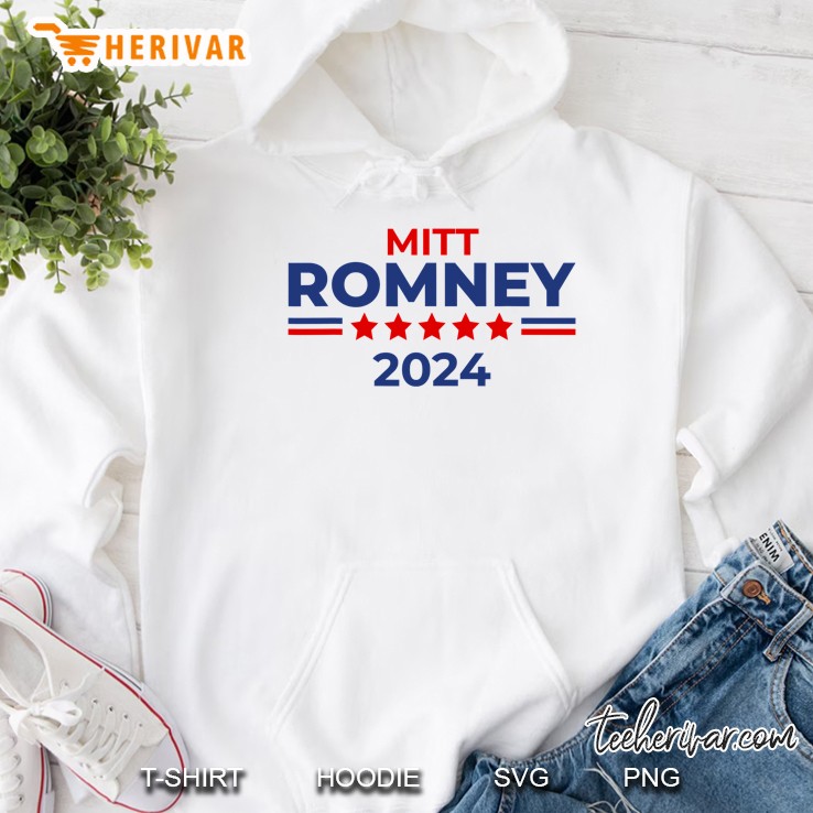 Mitt Romney Utah Senator Republican For President 2024 Ver2 Hoodie