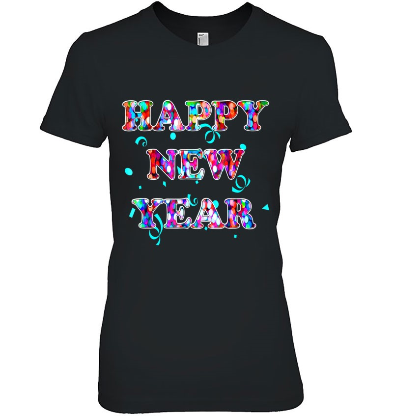Happy New Year Confetti Tee New Yr's Eve Sparkle Lights Tee Mugs