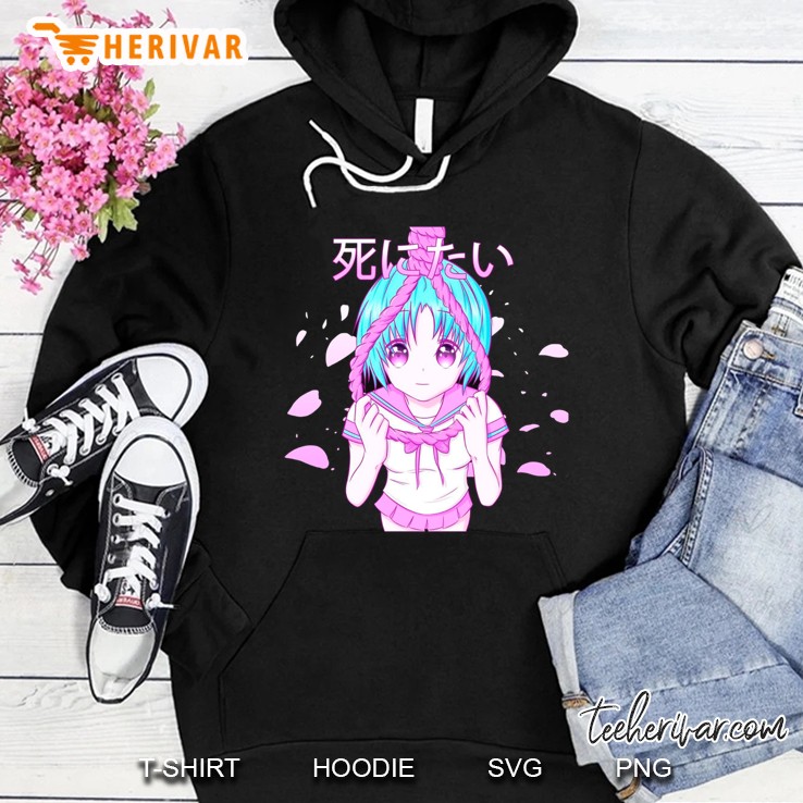 Yami Kawaii Menhera Noose School Girl Hoodie