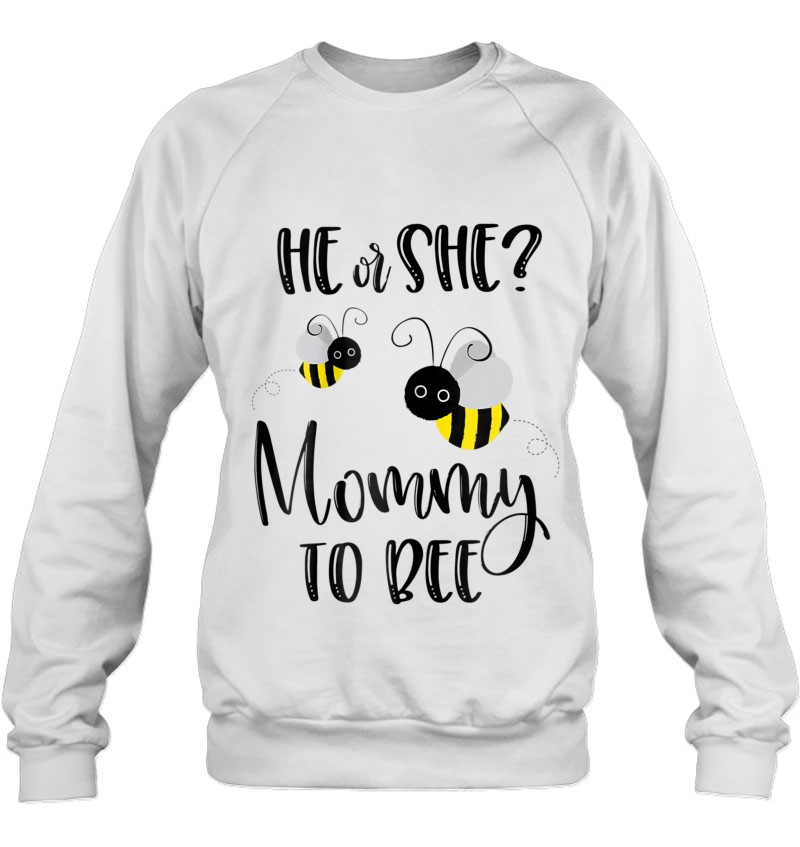 Womens Mommy Shirt What Will It Bee Gender Reveal He Or She Group