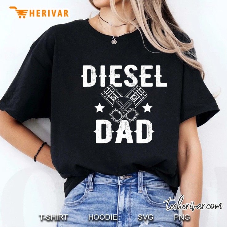Diesel Dad, Fathers Day Diesel Truck Ladies Tee