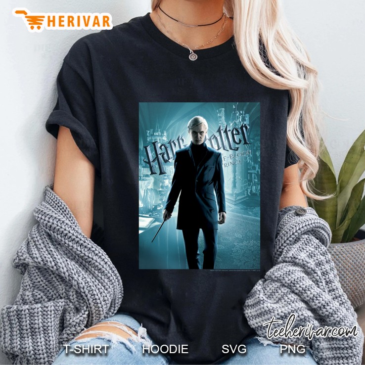 Harry Potter Half-Blood Prince Draco Malfoy Character Poster Ladies Tee