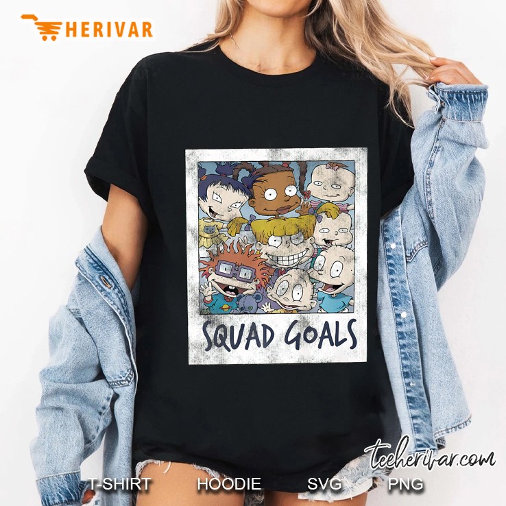Rugrats Squad Goals Polaroid Group Shot Premium Ladies Tee