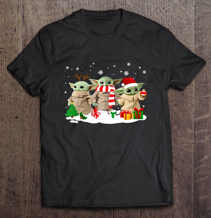 The Mandalorian Baby Yoda Christmas Unisex Classic T-Shirt size s-3xl 