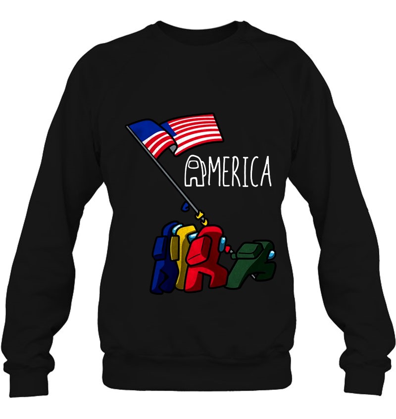 America Pride Among Us American Flag Sweatshirt