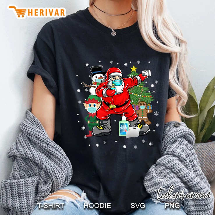 Santa And Friends Wearing Mask - New Christmas 2020 Ver2 Ladies Tee