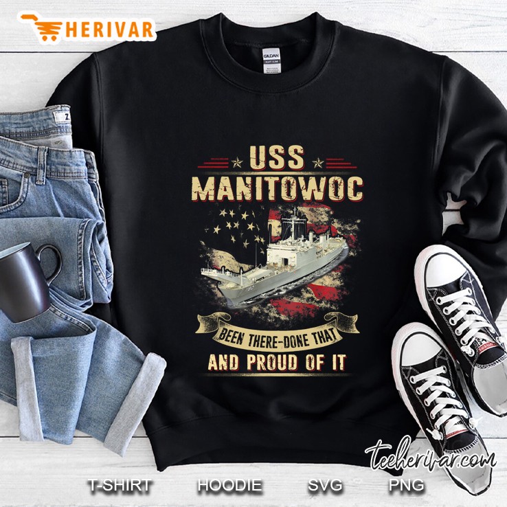Uss Manitowoc (Lst-1180) Sweatshirt