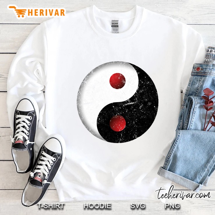 Yin Yang Clothes Clothing Tops Design Ying X Vintage Pullover Sweatshirt