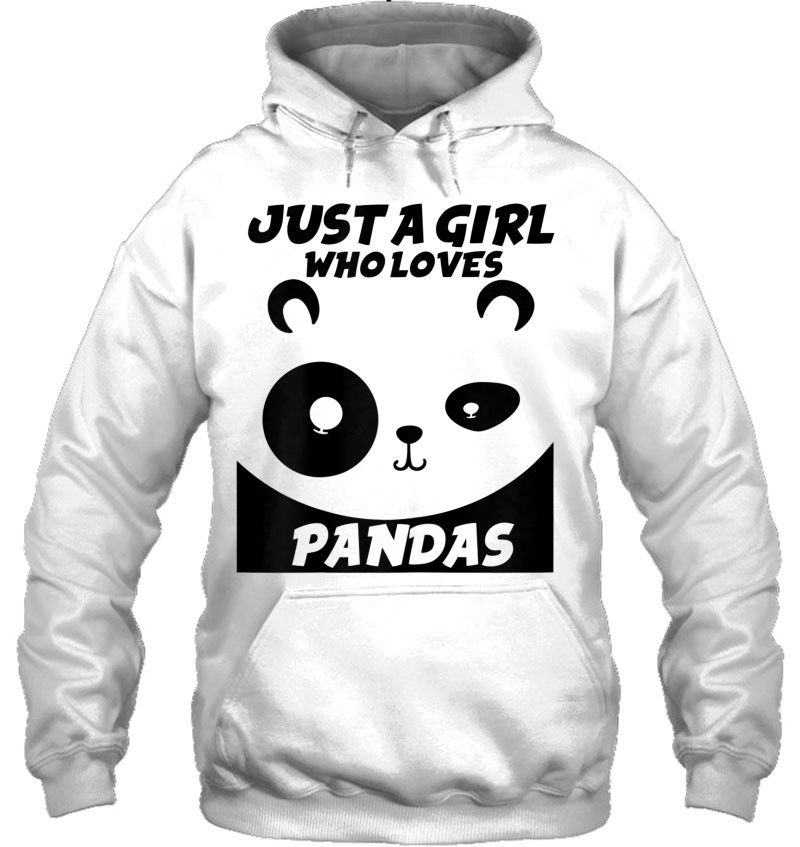 Panda Animal Just A Girl Who Loves Pandas T-Shirts, Hoodies, SVG & PNG ...