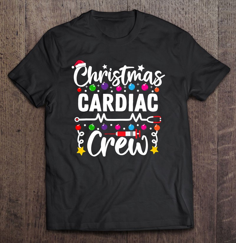 Christmas Cardiac Crew Nurse Doctor Tech Cardiology Squad