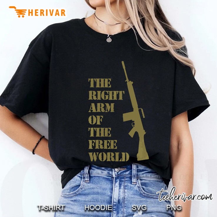 Fn Fal Fan 7.62 Mm The Right Arm Of The Free World Ladies Tee