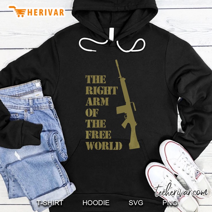 Fn Fal Fan 7.62 Mm The Right Arm Of The Free World Hoodie