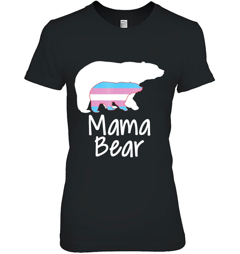 Lgbt Mom Mama Bear Mothers Transgender Pride Rainbow Ladies Tee