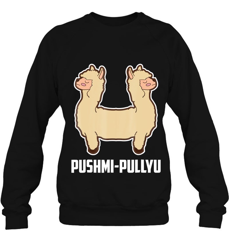 Funny Alpaca Llama Yoga Shirt Costume I Like Pushmi-Pullyu