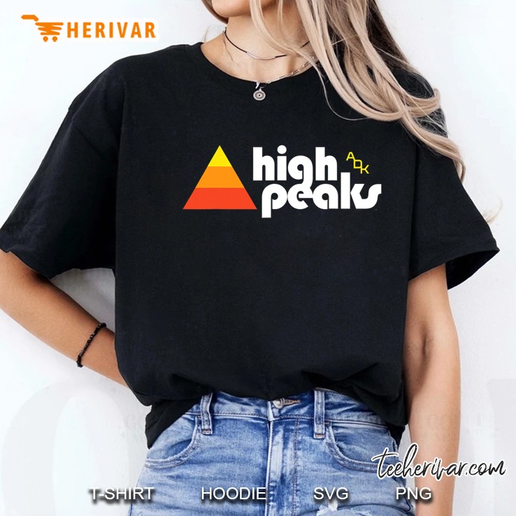 Adirondacks High Peaks Adk Retro Tshirt Ladies Tee