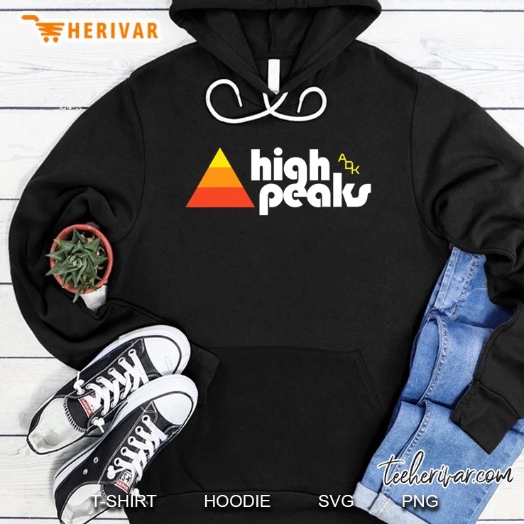 Adirondacks High Peaks Adk Retro Tshirt Hoodie