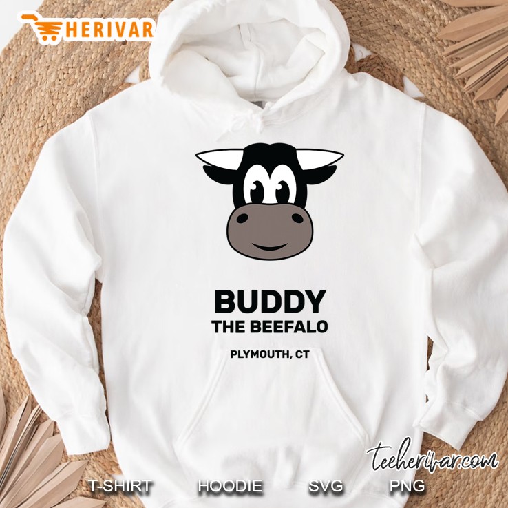 Buddy The Beefalo Plymouth Ct Hoodie