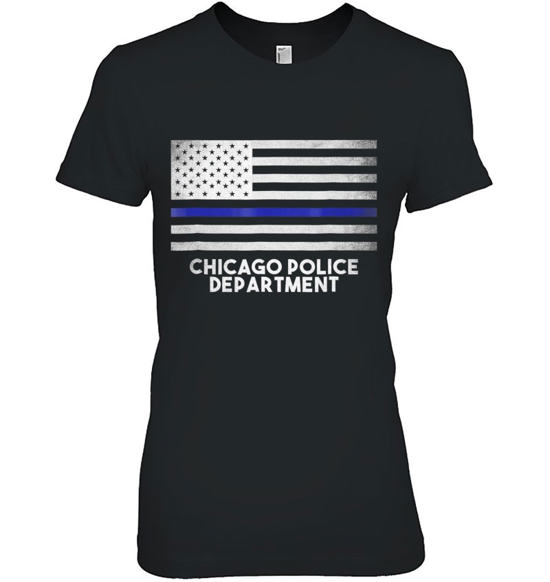 Chicago Police Department Thin Blue Line Flag Cpd