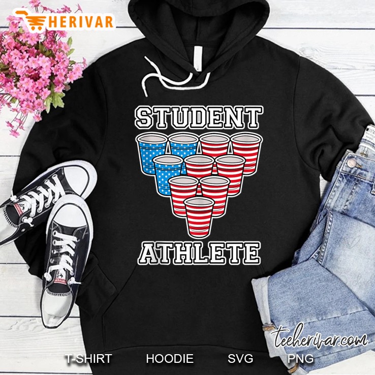 Student Athlete Beer Pong College Usa Hoodie