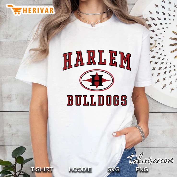 Harlem High School Bulldogs C1 Ver2 Ladies Tee