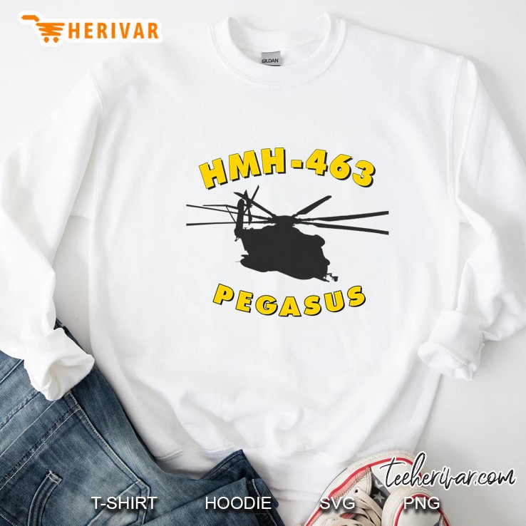 Hmh-463 Pegasus Ch-53 Super Stallion Helicopter Tee Sweatshirt