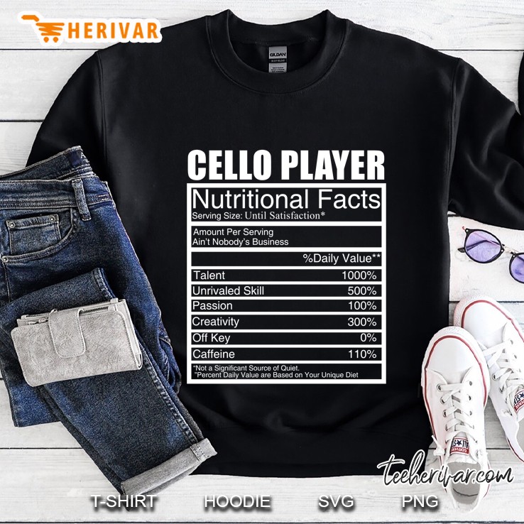 Funny Cello Lover Gift Cello Player Gift Cello Sweatshirt