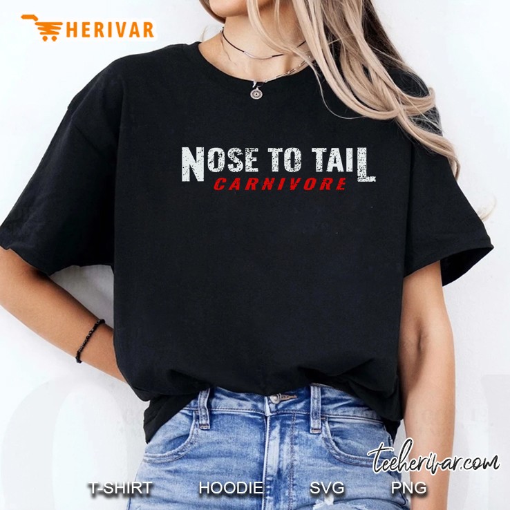 Nose To Tail Carnivore Meat Eaters Diet Ladies Tee
