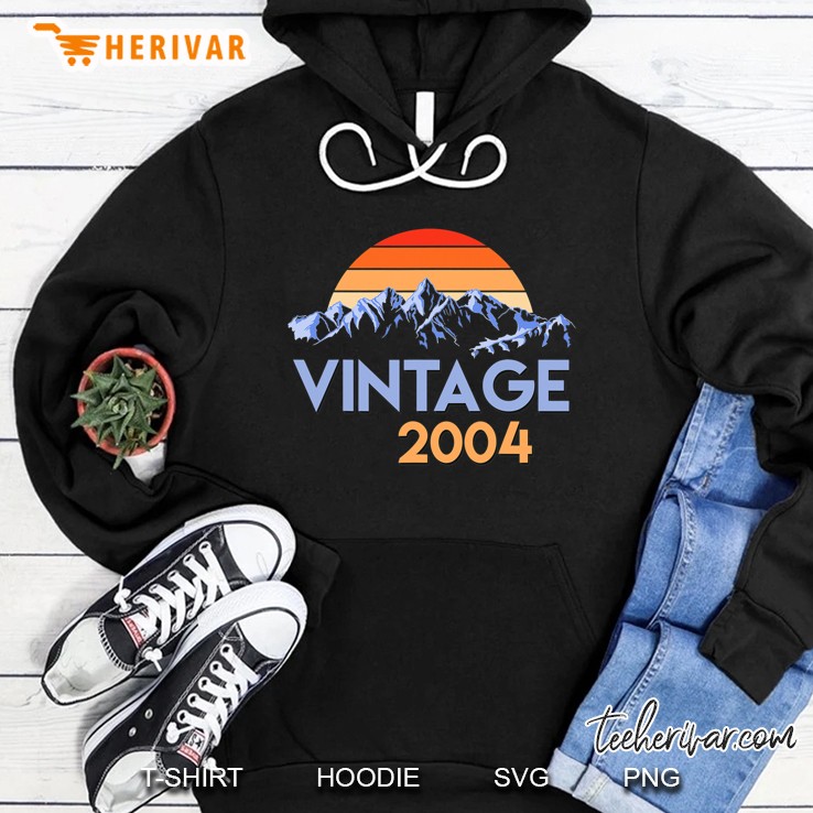 2004 Vintage Shirt 16Th Birthday Gift 16 Years Old Retro Hoodie