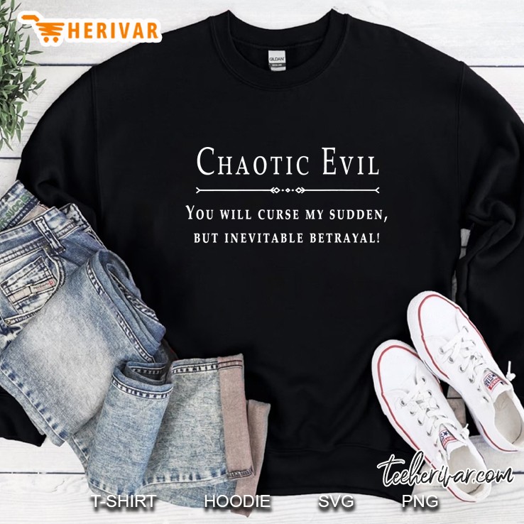 Chaotic Evil Roleplaying Alignment Sweatshirt