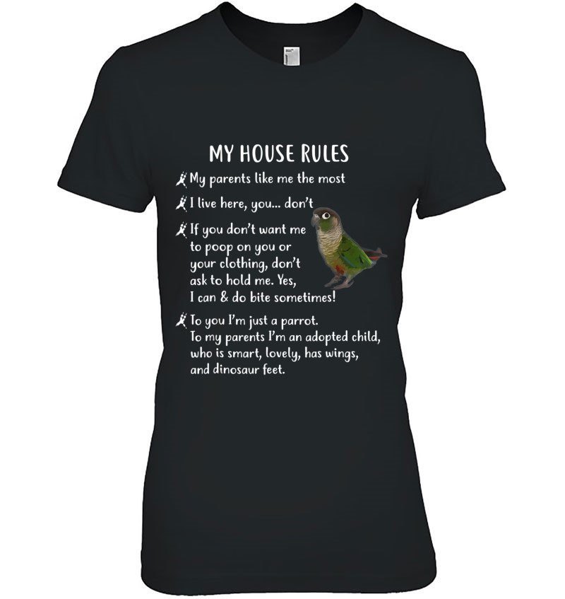 Conure Bird Shirt, Green Cheek Conure Lovers