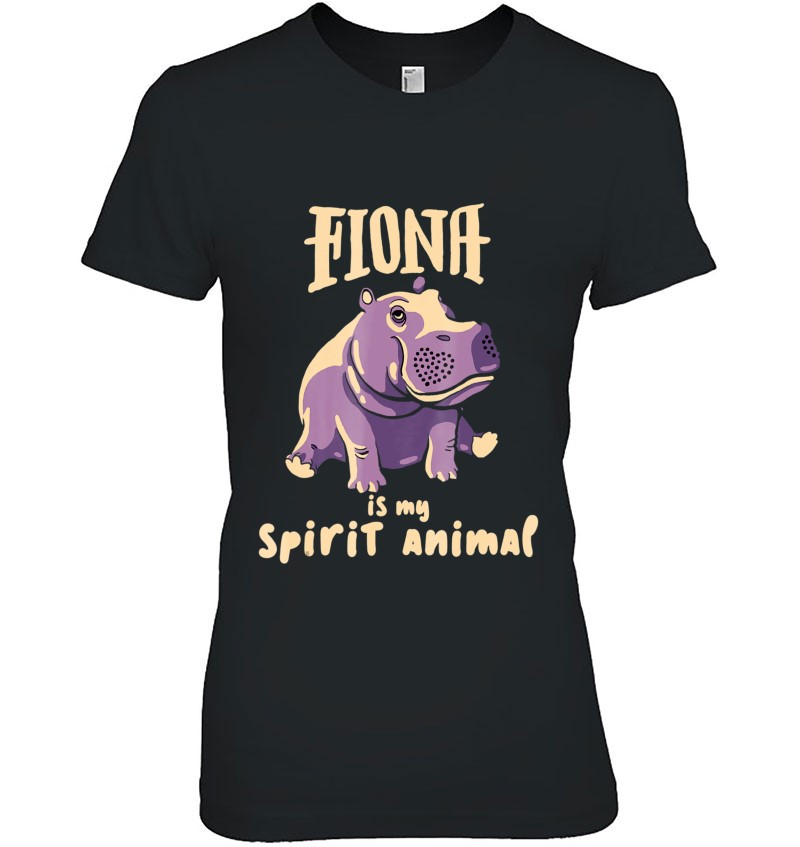 18x18 Fiona The Hippo #TeamFiona Apparel Fiona Spirit Animal #TeamFiona Baby Hippo Throw Pillow Multicolor 