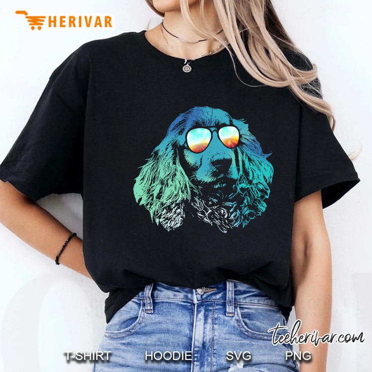 Neon Dog English Cocker Spaniel! Ladies Tee