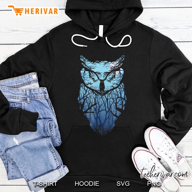 Shirt.Woot Rising Owl Hoodie