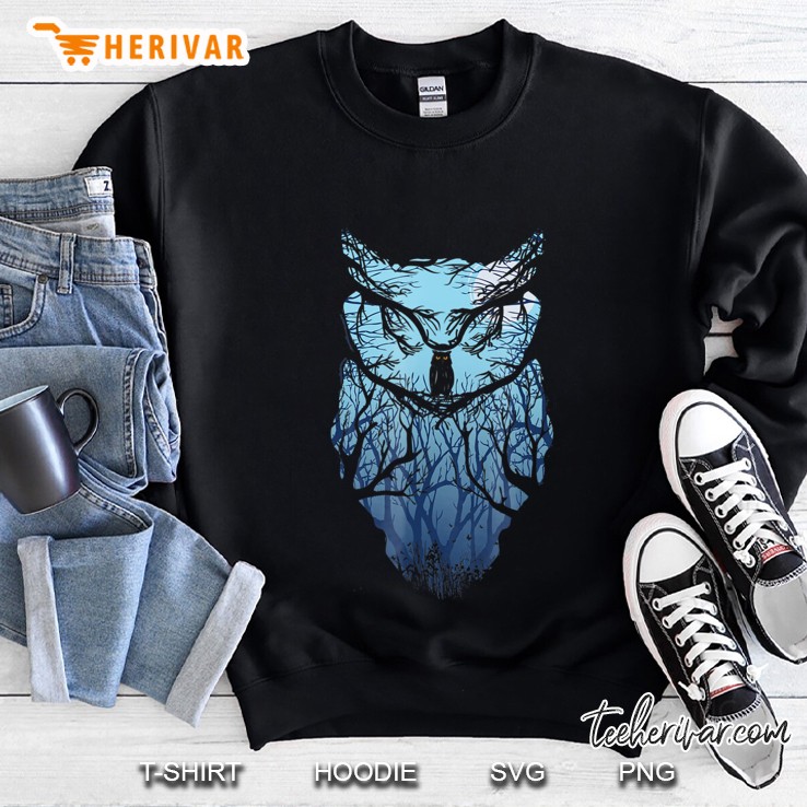Shirt.Woot Rising Owl Sweatshirt