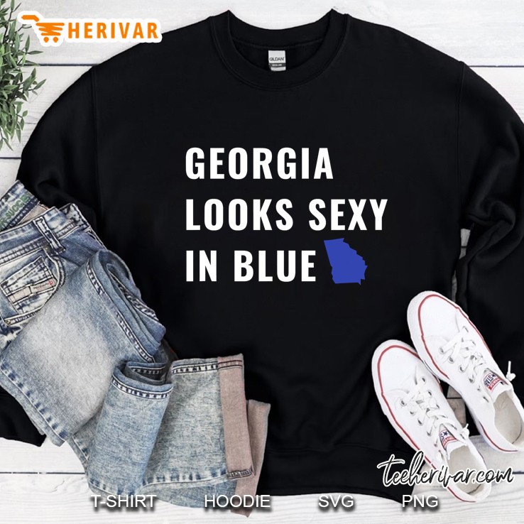 Georgia Looks Sexy In Blue Funny 2020 Election Vote Count Sweatshirt