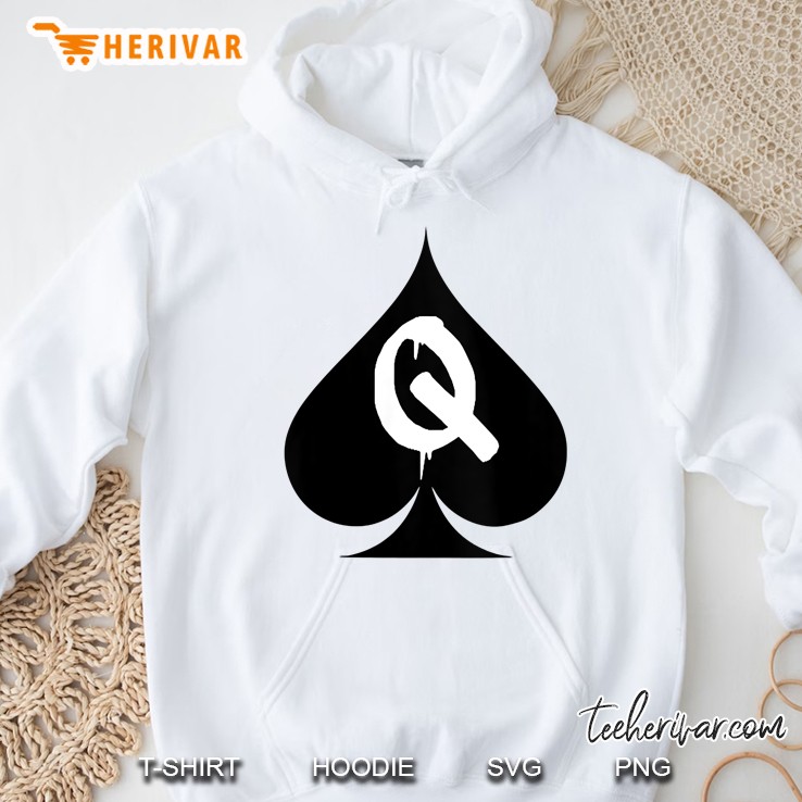 Womens Queen Of Spades Bbc Hotwife Wife Sharing Cuckold Hoodie