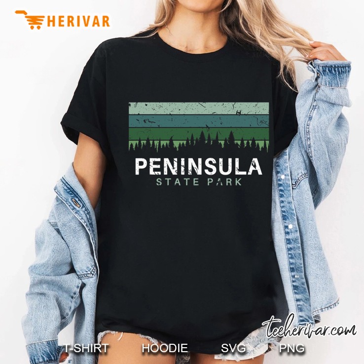 Peninsula State Park Wisconsin Gifts Wi Ladies Tee